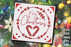 3D Christmas insert card Paper cutting Product Image 2