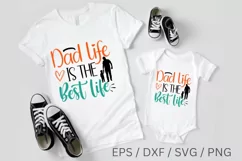 Dad life is the best life SVG Design, Father's Day SVG Desig Product Image 2