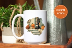 Halloween Pumpkins PNG, Vintage Halloween Pumpkins T-Shirt Product Image 2