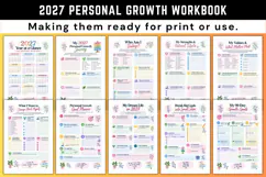 2027 Self Growth Workbook Product Image 2