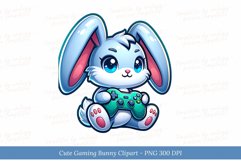 Bunny with Gaming Pad clipart Product Image 1