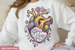 Stay Strong PNG, Motivational Sublimation PNG Product Image 2