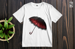 Elegant Lace Umbrella Clipart Sublimation PNG Product Image 2