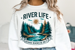 River Life svg Design | Svg Cut Files | Shirt Svg Product Image 1