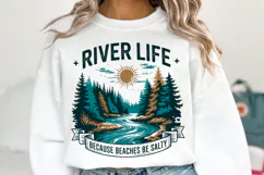 River Life svg Design | Svg Cut Files | Shirt Svg Product Image 1
