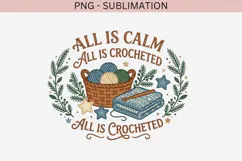 Christmas crochet png design for T-shirts Product Image 4