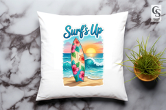 Tropical Vibes Summer Beach Clipart PNG Product Image 2