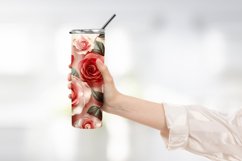 Heart Flower Tumbler Wrap Design Product Image 2