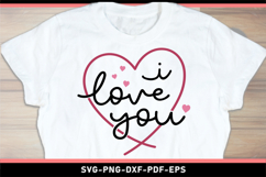 I Love You SVG Product Image 2