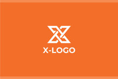 Geometric Letter X Logo Design Vector Product Image 2