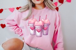 Valentine Coffee Cup Sublimation Clipart Product Image 2