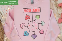 Self Love Valentine PNG Heart Christian | Valentine Quote Product Image 2