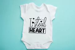 I steal heart SVG, Kids Valentine Svg Product Image 2