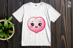 Cute Heart Balloon Clipart Sublimation PNG Product Image 2