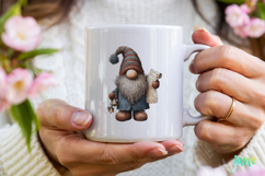 Whimsical Blue Christmas Clipart Product Image 4