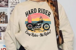Hard Rider Easy Rider-No Rider ! Sublimation, Summer Png Product Image 2