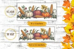 Vintage Pumpkins Mug Design, Harvest Pumpkin Mug Template Product Image 2