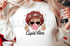 Cupid Vibes Sublimation PNG , Valentines Day PNG Product Image 2