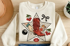 Retro Western Cowgirl Sublimation PNG Product Image 2