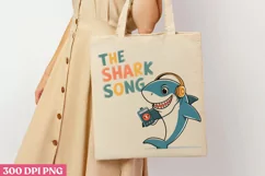 The Shark Song PNG, Cute Animal Sublimation Product Image 1