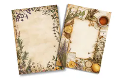 Botanical Bloom Junk Journal Pages Product Image 2