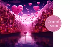 Valentine's Day Tumbler Design, Magic Love Tumbler Wrap Product Image 2