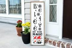 Believe in the magic SVG, Christmas SVG, Christmas Porch SVG Product Image 2