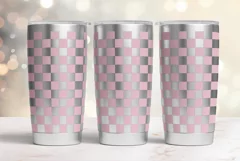 Tumbler laser svg|20oz Tumbler Checkered wrapIGroovy pattern Product Image 1