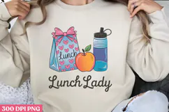Lunch Lady PNG, Lunch Lady Sublimation PNG Product Image 1
