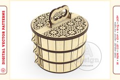 Box Organizer v30 - laser cut file - Glowforge ready SVG Product Image 2