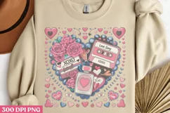 Xoxo love ,Valentines Day Sublimation PNG Product Image 1