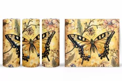 Butterflies Sublimation. Butterfly Tumbler Sublimation Product Image 2