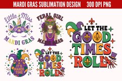 Mardi Gras Sublimation Bundle PNG Product Image 3