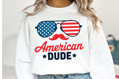American Dude Svg Design | Svg Cut Files | Shirt Svg Product Image 1