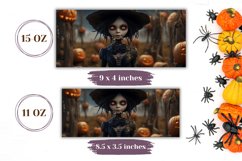 3D Witch Mug Wrap Design, 3D Spooky Halloween Sublimation Product Image 2