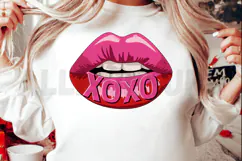 XOXO Sublimation PNG, Valentine's love quotes Sublimation Product Image 2