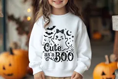 Cute As A Boo Svg, Funny Halloween Svg, Spooky Season Svg. Product Image 3