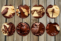 Chocolate is my love | Car coaster &amp; key chain sublimation Product Image 2