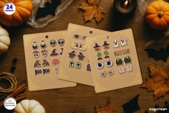 Halloween Stud Earrings Bundle | Jewerly | SVG Product Image 2