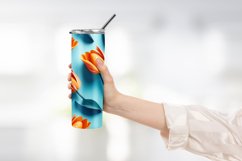 3d flower pattern tumbler wrap sublimation Product Image 3