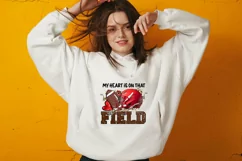 My heart is on that field Football Sublimation Design Product Image 2