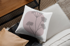 Minimal Botanical Line Art Embroidery Design Product Image 2