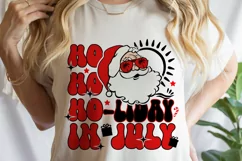 Christmas in July SVG, Holiday in July SVG, Santa Sunglasses Product Image 3