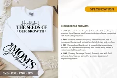 Her Lessons the SVG - Mother's Day Sleeve T shirt Design Product Image 2