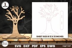 Haunted Halloween Trees Laser Cut | SVG Bundle | Glowforge Product Image 2