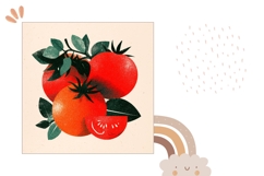 Tomato Pillow Case, Cartoon Vegetables Pillow Product Image 2