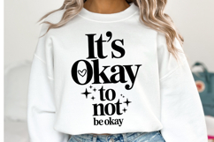 It&#039;s Okay to not be okay Svg | Svg Cut Files | Shirt Svg Product Image 1