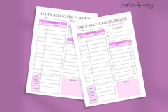 Aesthetic Daily Self-Care Planner | Editable Canva Template Product Image 2