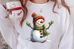 Funny Snowman Sublimation Clipart, Christmas PNG Product Image 2