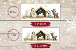 Christian Mug Wrap, Christmas Coffee Mug Sublimation Product Image 2